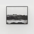The Nordic Horizon Monochrome Gallery Art Print
