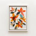 Mid-Century Terracotta & Teal Botanical